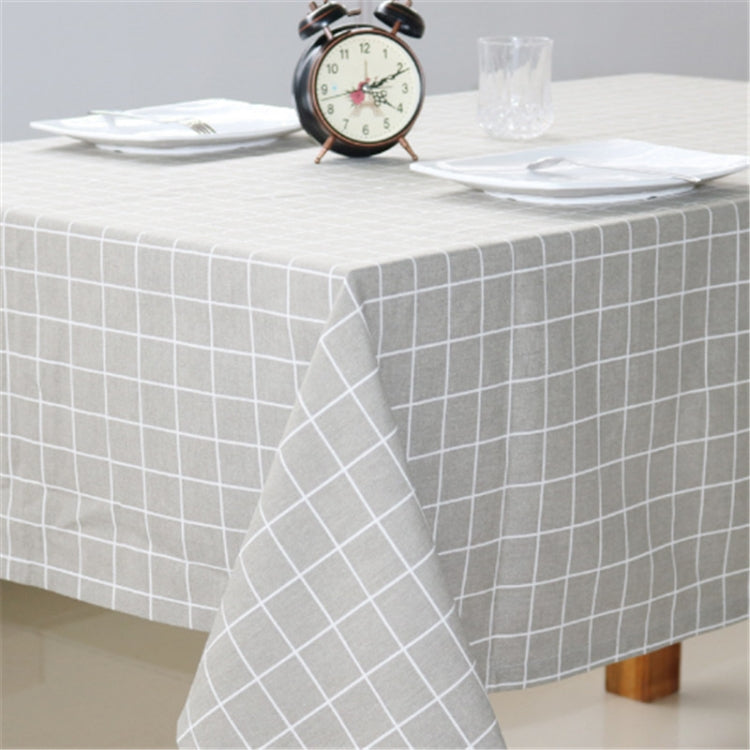 Cotton Linen Tablecloth Dust-proof Rectangular Dining Table Cloth Tea Tablet TV Mat, Size:110x110cm