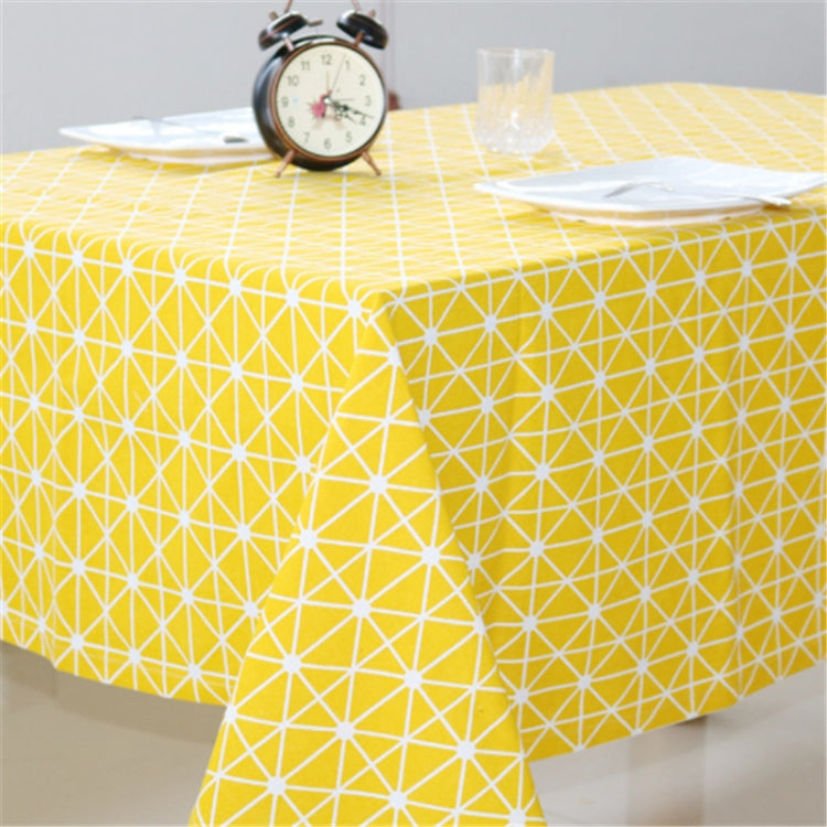 Cotton Linen Tablecloth Dust-proof Rectangular Dining Table Cloth Tea Tablet TV Mat, Size:140x220cm