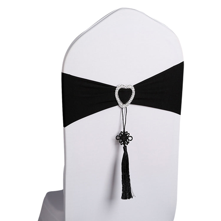 Stretch Chair Bound Chinese Knot Chair Sashes Cover Wedding Chair Decoration For Wedding Party Ceremony Banquet Event Decor