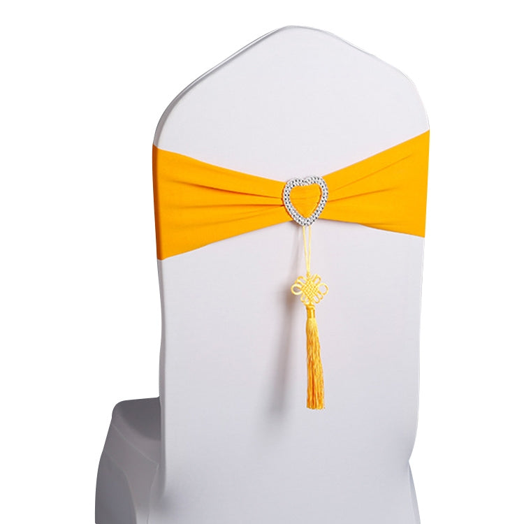 Stretch Chair Bound Chinese Knot Chair Sashes Cover Wedding Chair Decoration For Wedding Party Ceremony Banquet Event Decor