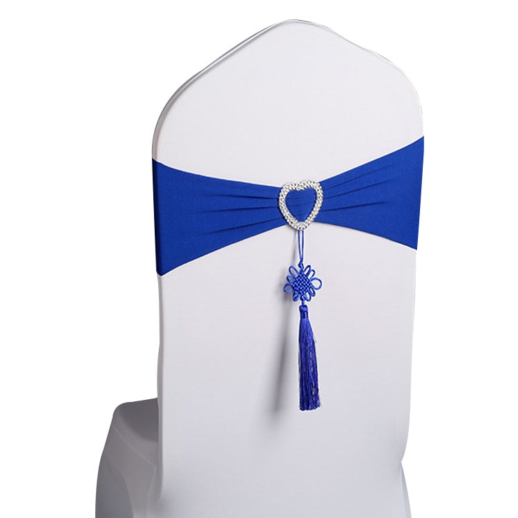 Stretch Chair Bound Chinese Knot Chair Sashes Cover Wedding Chair Decoration For Wedding Party Ceremony Banquet Event Decor