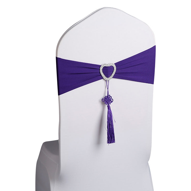 Stretch Chair Bound Chinese Knot Chair Sashes Cover Wedding Chair Decoration For Wedding Party Ceremony Banquet Event Decor