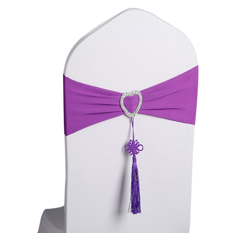 Stretch Chair Bound Chinese Knot Chair Sashes Cover Wedding Chair Decoration For Wedding Party Ceremony Banquet Event Decor