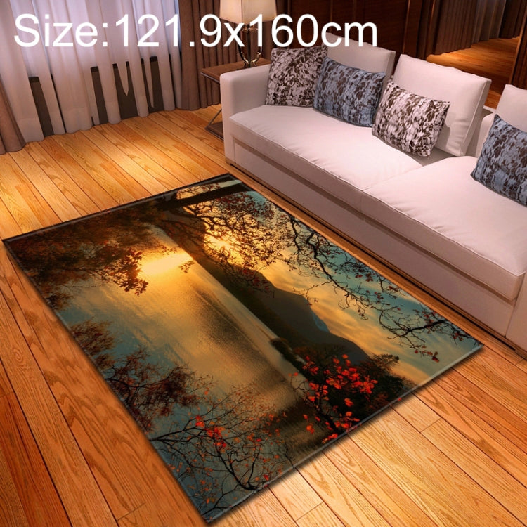 121.9x160.0cm Modern Fashion Home Sunset View Floor Mat