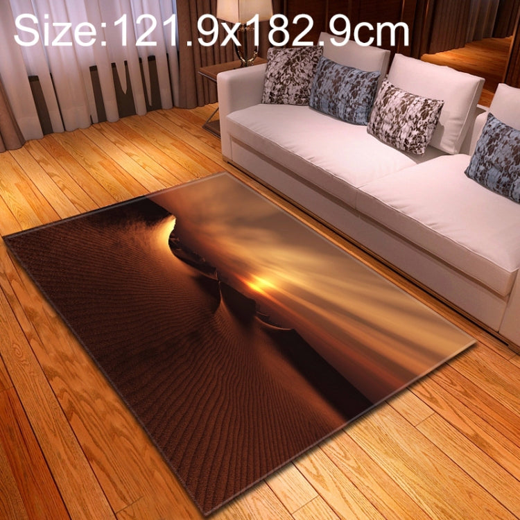 121.9x182.9cm Modern Fashion Home Sunset View Floor Mat