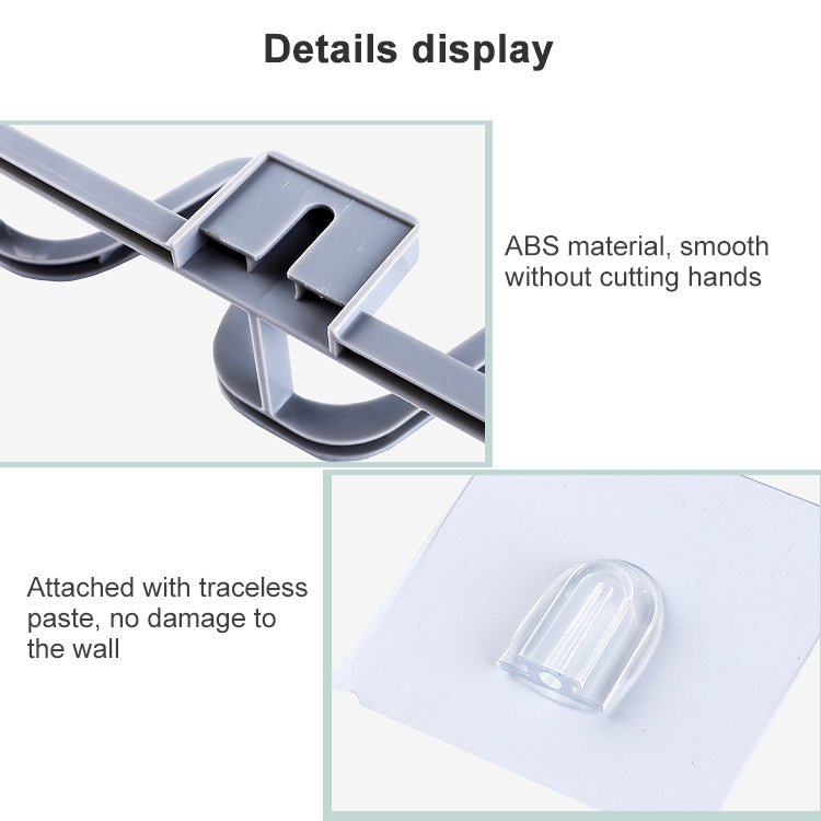 Bathroom Bedroom Seamless Sticker Wall Hanging Slippers Storage Rack Shelf Organizer