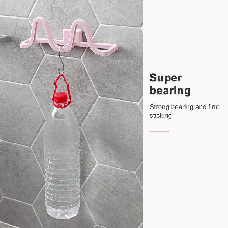 Bathroom Bedroom Seamless Sticker Wall Hanging Slippers Storage Rack Shelf Organizer