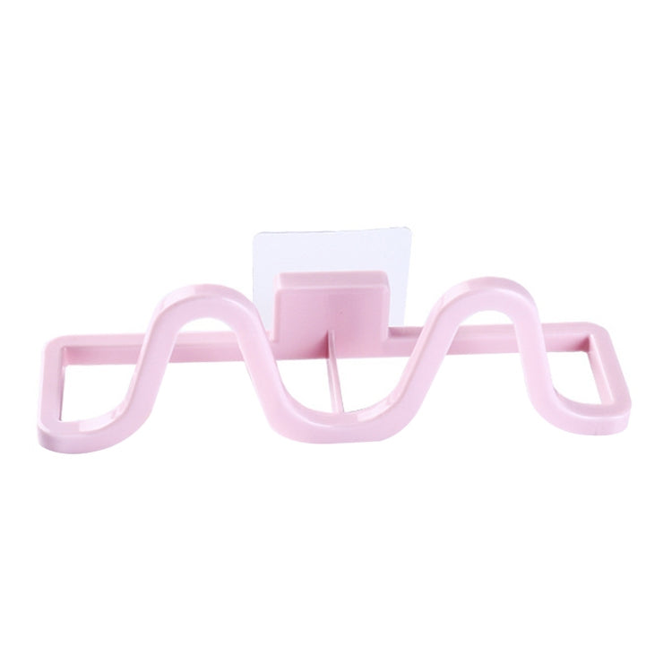 Bathroom Bedroom Seamless Sticker Wall Hanging Slippers Storage Rack Shelf Organizer