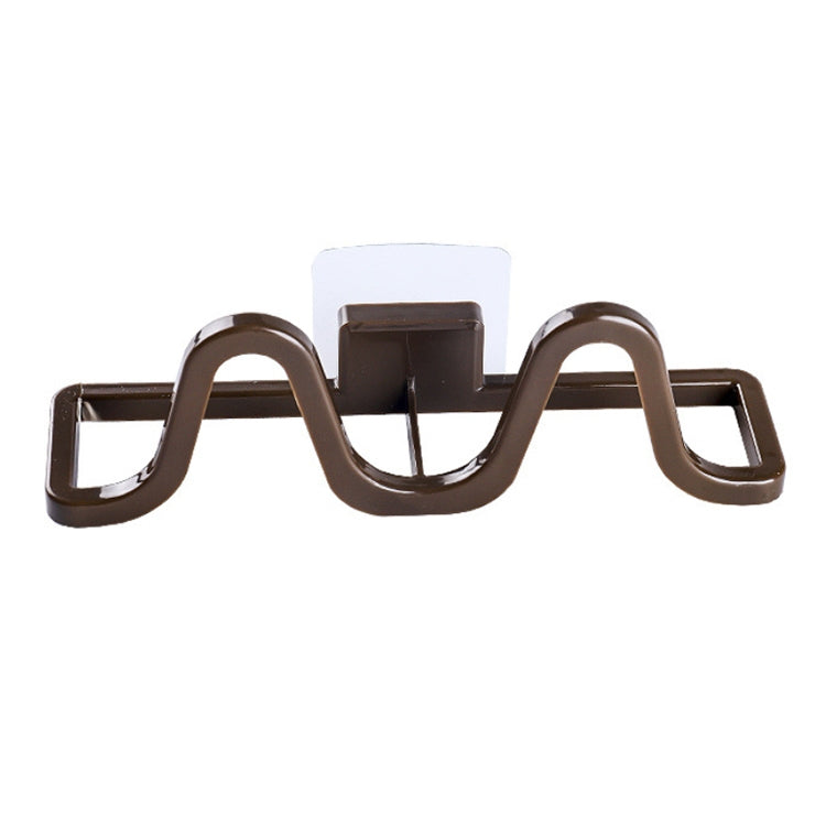 Bathroom Bedroom Seamless Sticker Wall Hanging Slippers Storage Rack Shelf Organizer