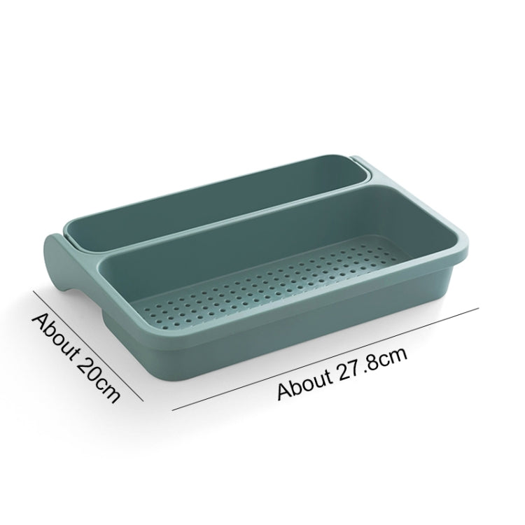 Vegetable  Fruit Perforating Free Cleaning Drain Basket Folding Rack