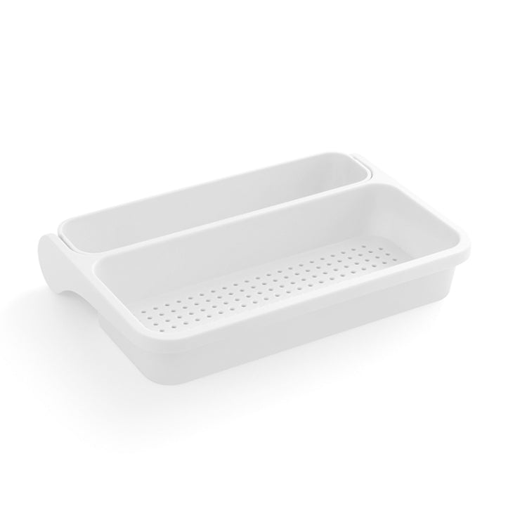 Vegetable  Fruit Perforating Free Cleaning Drain Basket Folding Rack