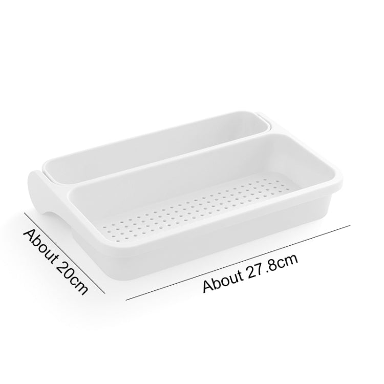 Vegetable  Fruit Perforating Free Cleaning Drain Basket Folding Rack