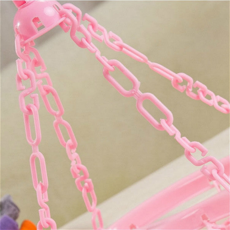 2 PCS 18 Clips Drying Rack Sock Holder Portable Folding Cloth Hanger Rack