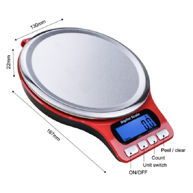 Stainless Steel Electronic Scale Jewelry Scale for Home Kitchen