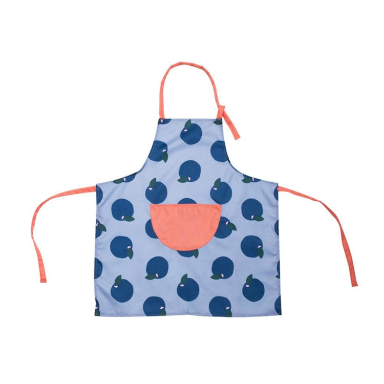 Orange Pattern Adjustable Polyester Kitchen Apron For Cooking