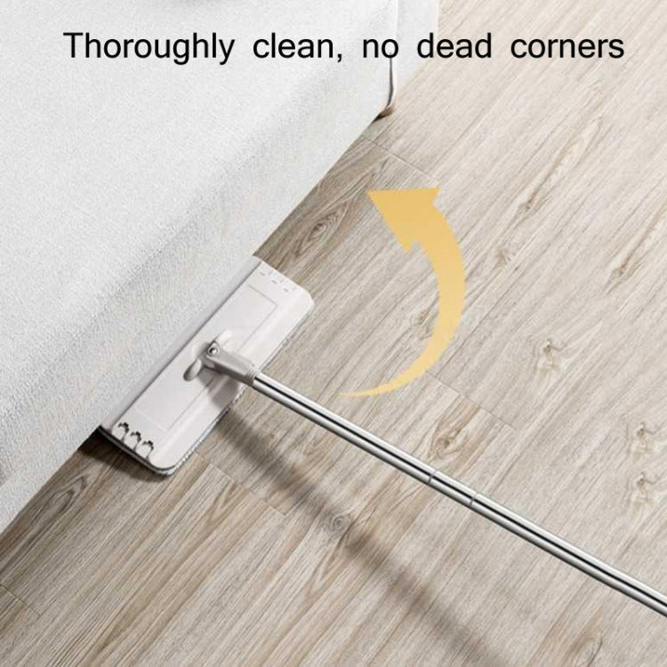 Hand Free Hand-push Flat Mop Floor Cleaning Bucket With 6 Mop Rags