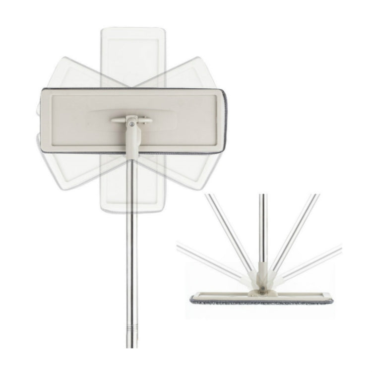 Hand Free Hand-push Flat Mop Floor Cleaning Bucket With 6 Mop Rags