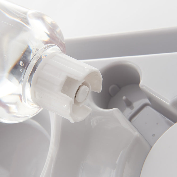 Stainless Steel Dog and Cat Double Bowl Automatic Waterer Not Wet Mouth Pet Food Bowl