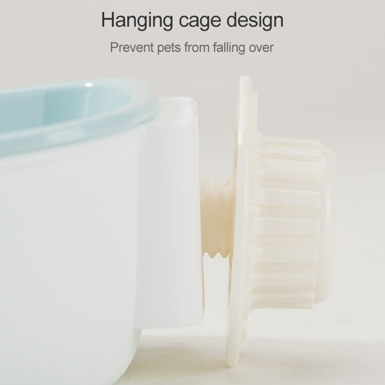 Dog and Cat Anti-choke Feeding Water Hanging Bowl Creative Plastic Pet Bowl, Style:Anti-choke