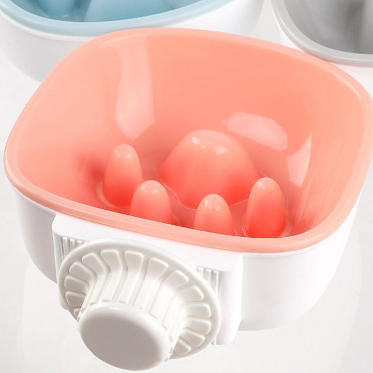 Dog and Cat Anti-choke Feeding Water Hanging Bowl Creative Plastic Pet Bowl, Style:Footprint