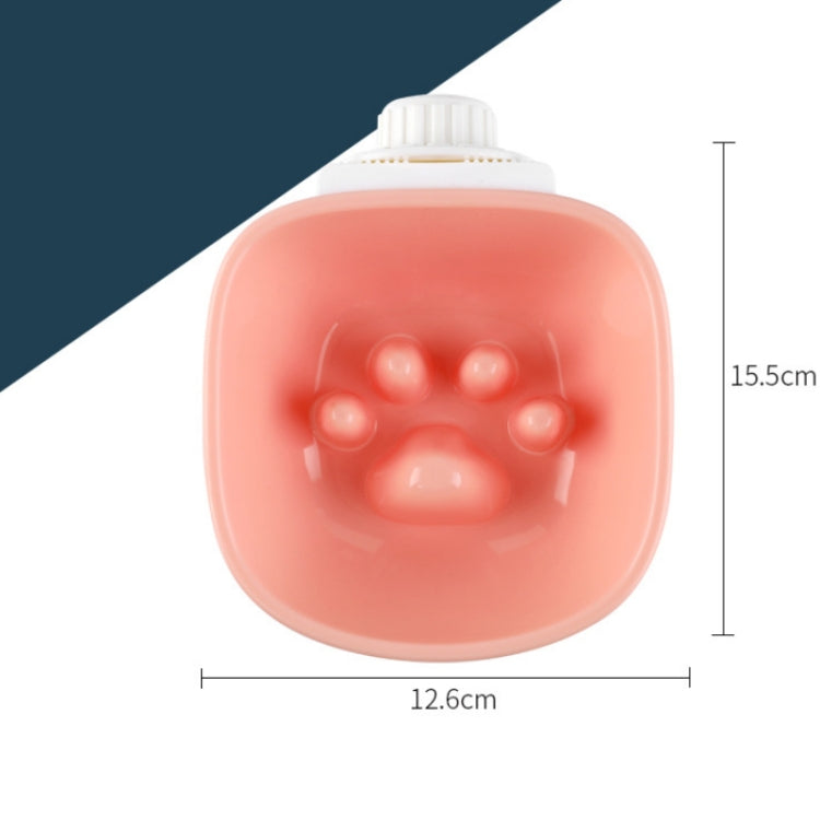 Dog and Cat Anti-choke Feeding Water Hanging Bowl Creative Plastic Pet Bowl, Style:Footprint