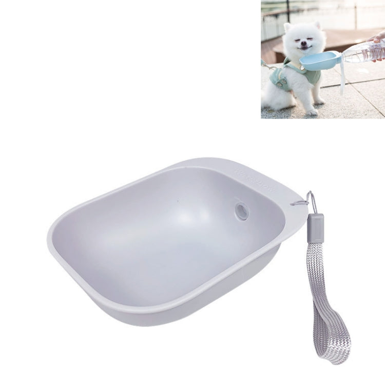 Pet Square Bowl Drinking Head Cat Portable Accompanying Cup Dog Drinking Fountain