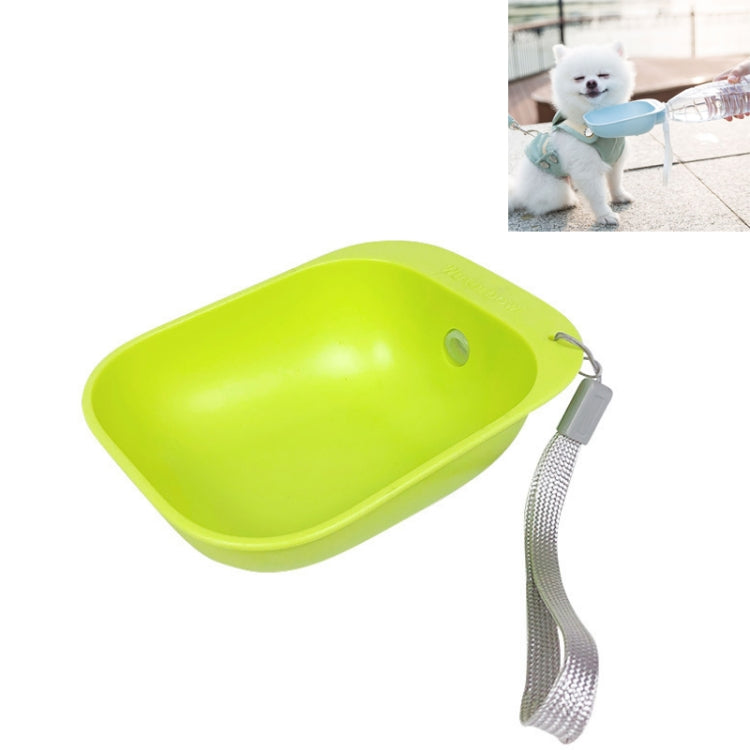 Pet Square Bowl Drinking Head Cat Portable Accompanying Cup Dog Drinking Fountain