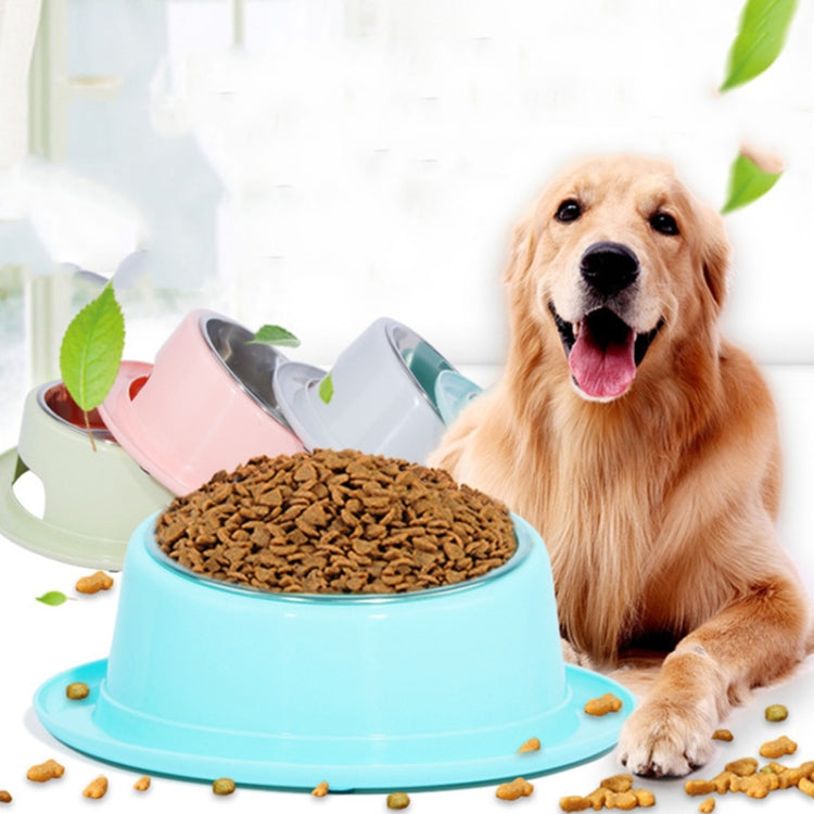 Safe Non-toxic Non-slip Stainless Steel Cat and Dog Bowl Pet Supplies