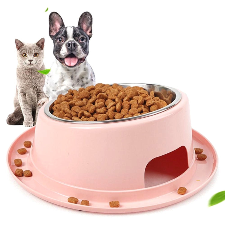 Safe Non-toxic Non-slip Stainless Steel Cat and Dog Bowl Pet Supplies