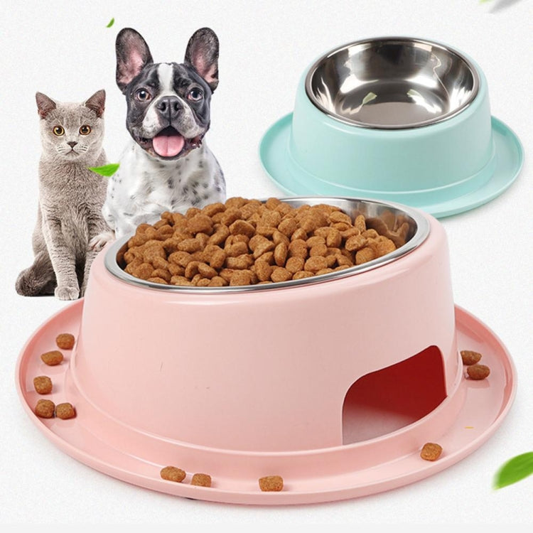 Safe Non-toxic Non-slip Stainless Steel Cat and Dog Bowl Pet Supplies