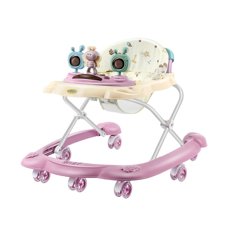 Baby Walker Anti-O-leg Multi-function Anti-rollover Trolley, Style:Without Awning, Specifications:Regular Version
