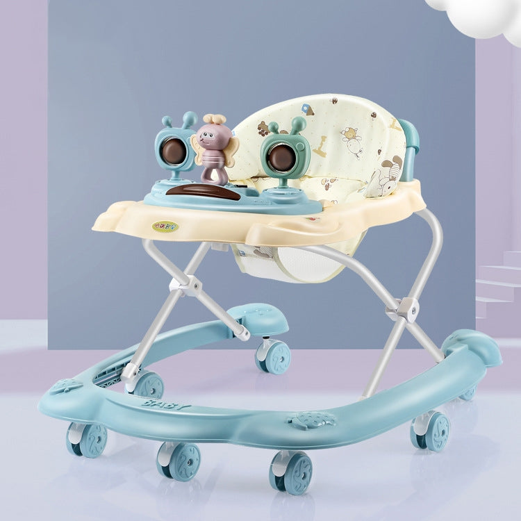 Baby Walker Anti-O-leg Multi-function Anti-rollover Trolley, Style:Without Awning, Specifications:Regular Version