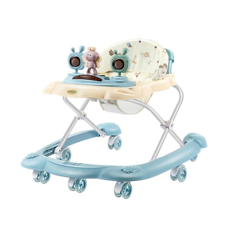 Baby Walker Anti-O-leg Multi-function Anti-rollover Trolley, Style:Without Awning, Specifications:Regular Version