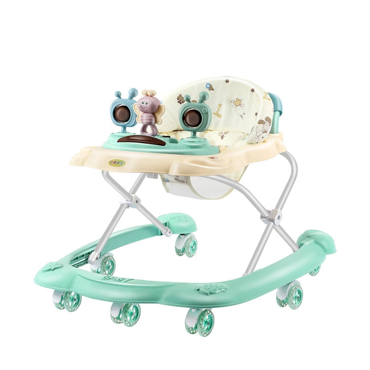 Baby Walker Anti-O-leg Multi-function Anti-rollover Trolley, Style:Without Awning, Specifications:Regular Version