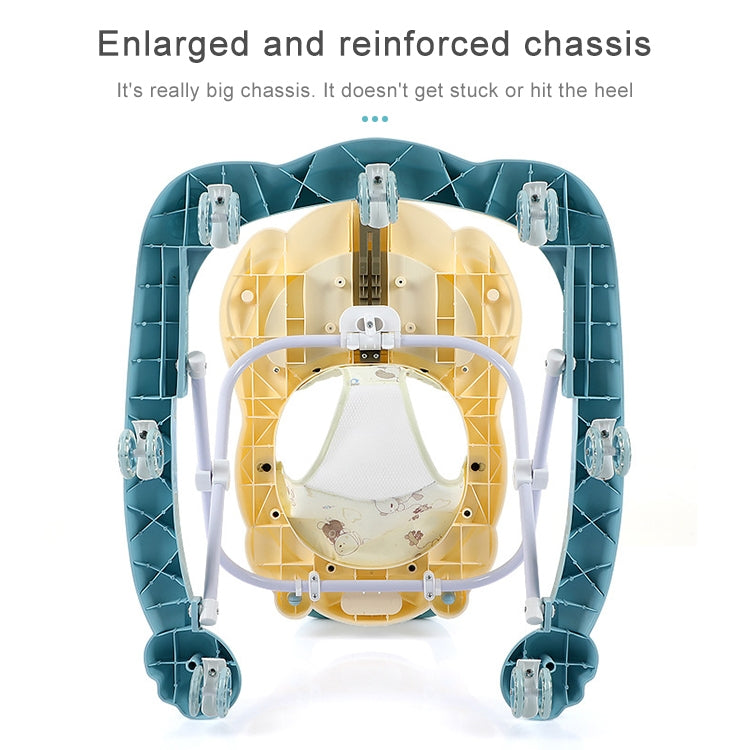 Baby Walker Anti-O-leg Multi-function Anti-rollover Trolley, Style:Without Awning, Specifications:Regular Version