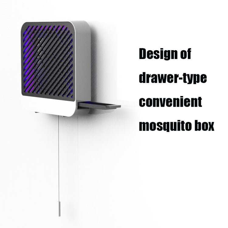 Electric Shock Mosquito Killer Mosquito Repellent Kitchen Bedroom Dining Room Fly Killer Lamp,CN Plug(White)