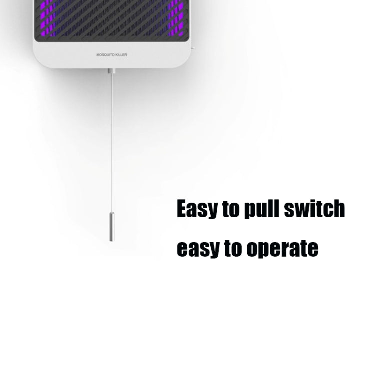 Electric Shock Mosquito Killer Mosquito Repellent Kitchen Bedroom Dining Room Fly Killer Lamp,CN Plug(White)