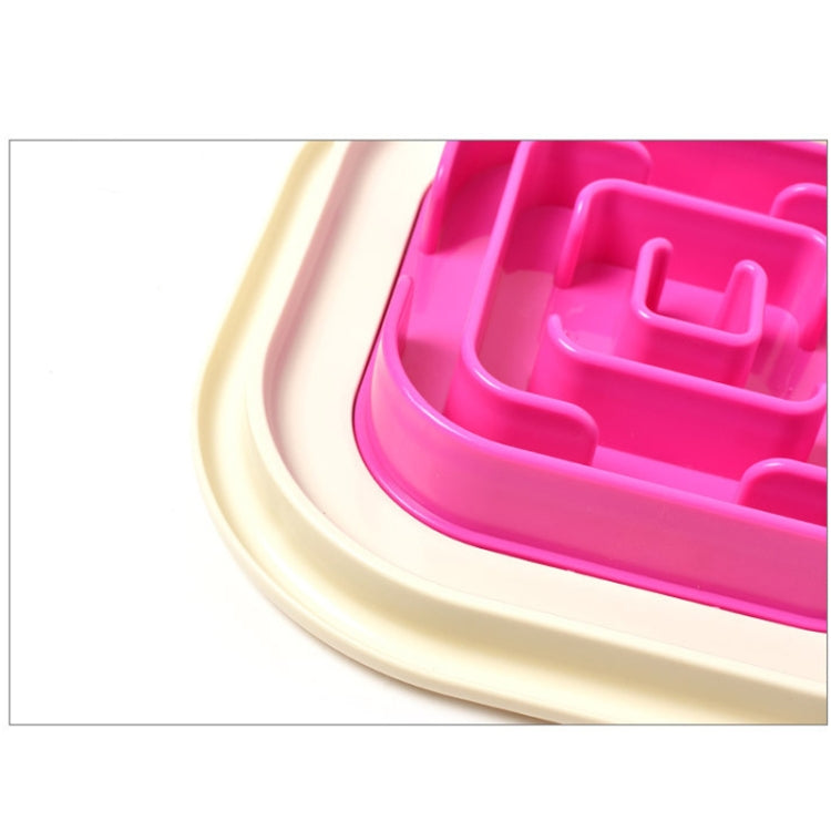 Pet Supplies Cats and Dogs Anti-skid Anti-choking Slow Food Pet Bowl