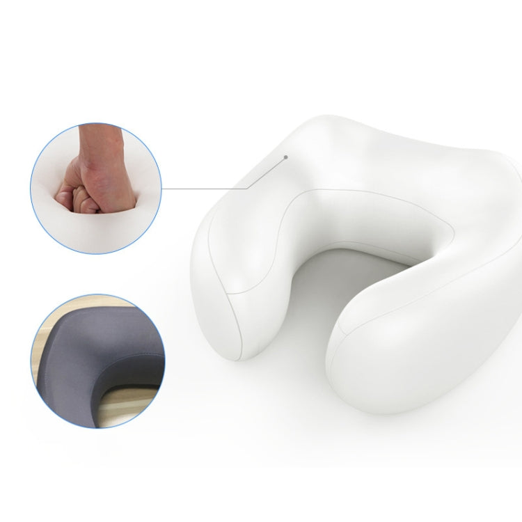 U-shaped Electric Massage Pillow Kneading Shoulder and Neck Massager, Style:Battery Models