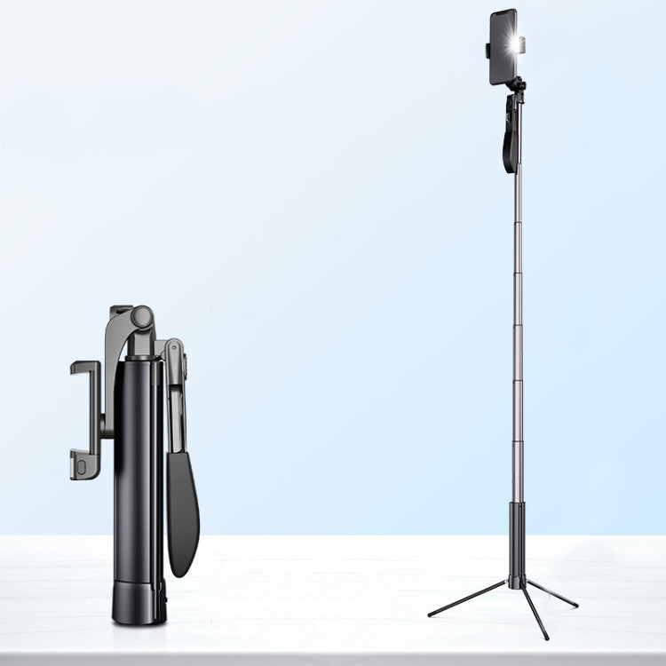 SSKY A21 Live Foldable Photography Fill Light Beauty Bracket Mobile Phone Anti-shake Stabilizer, Size:110cm+Single Fill Light