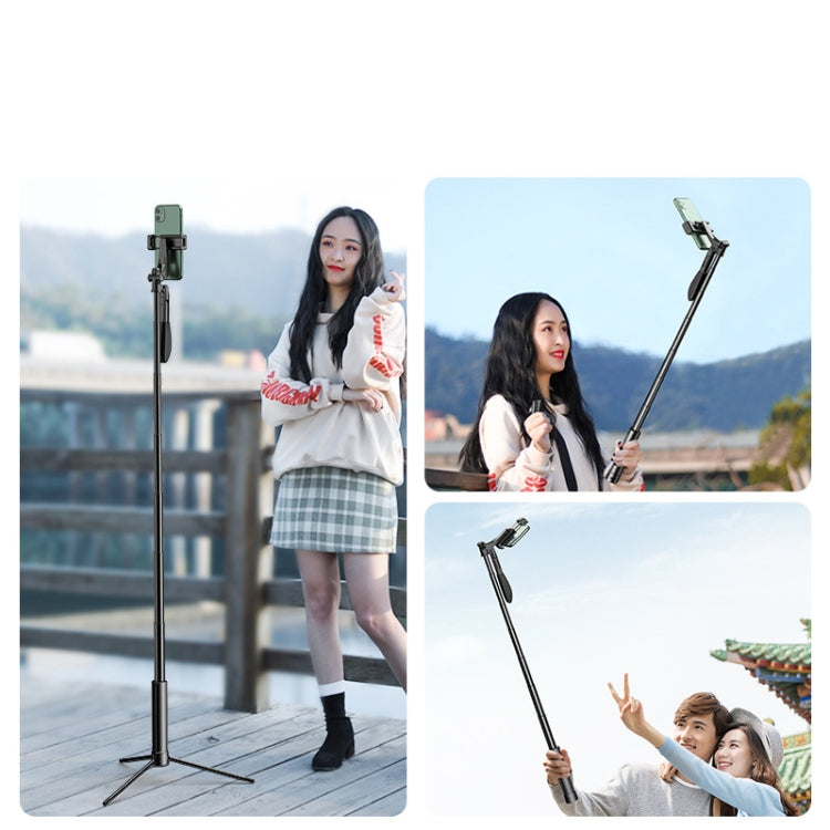 SSKY A21 Live Foldable Photography Fill Light Beauty Bracket Mobile Phone Anti-shake Stabilizer, Size:110cm+Single Fill Light