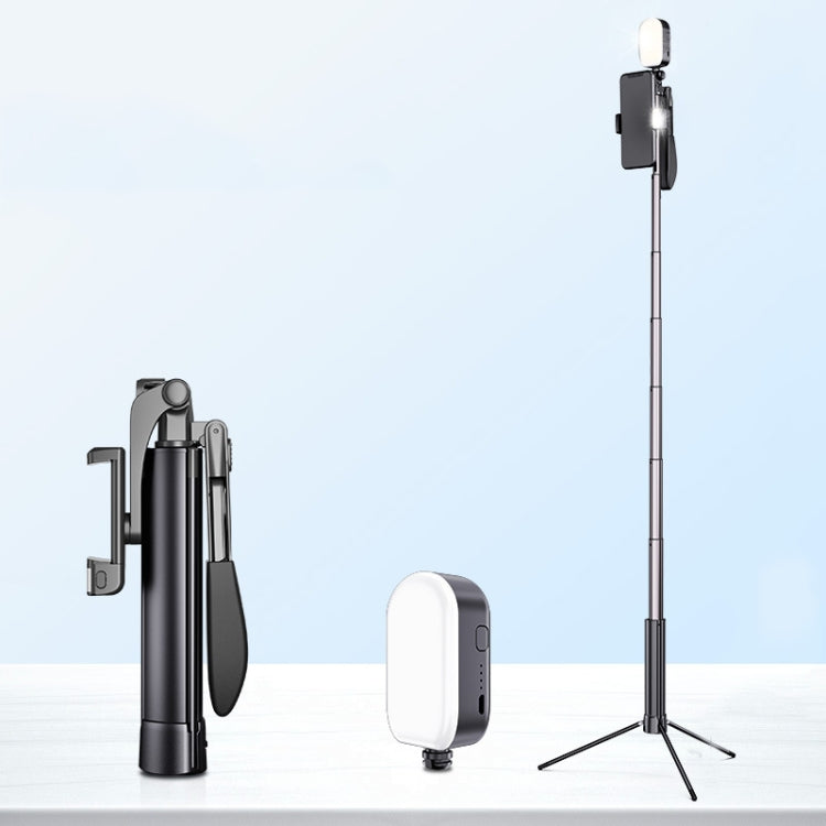 SSKY A21 Live Foldable Photography Fill Light Beauty Bracket Mobile Phone Anti-shake Stabilizer, Size:110cm+Double Fill Light