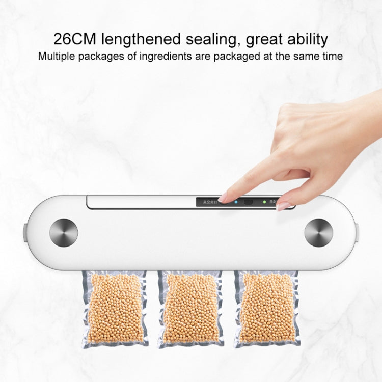 Food Small Vacuum Sealing Machine Household USB Charging Automatic Kitchen Fresh-keeping Machine