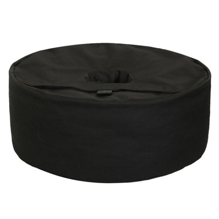 Large Outdoor Round Umbrella Support Frame Fixed Sandbag Windproof Stable Bag(Black)