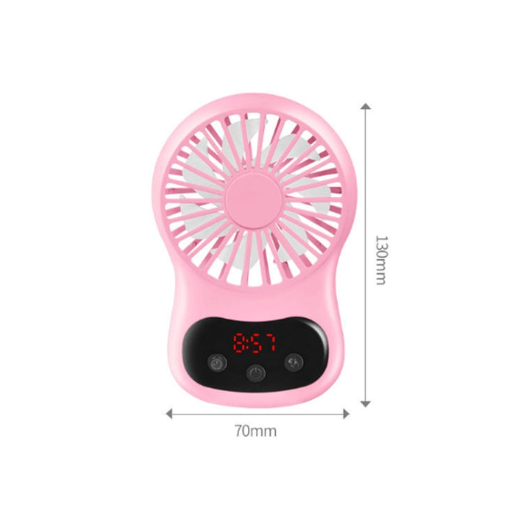 Multifunctional Clock Small Fan Creative Desktop Mini USB Fan