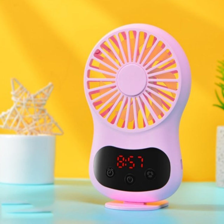 Multifunctional Clock Small Fan Creative Desktop Mini USB Fan