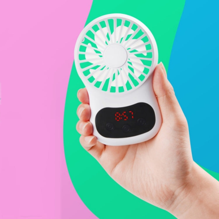 Multifunctional Clock Small Fan Creative Desktop Mini USB Fan