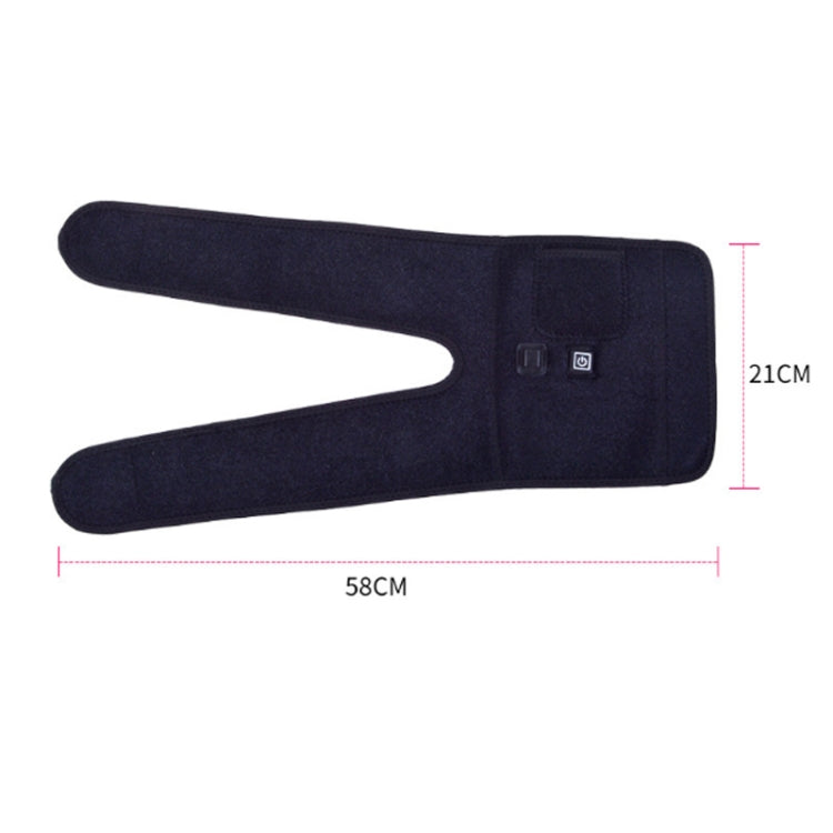 WT-R25 Electric Heating Knee Pads Hot Compress Leg Warmer Winter Knee Keep Warm Protective Gear with USB Data Cable, Specification:DC Round Hole Interface