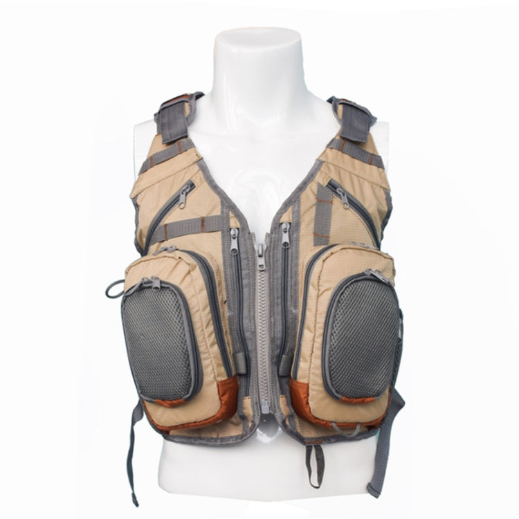 Wear-resistant Multi-pocket Fishing Breathable Vest Backpack, Size:One Size(As Show)
