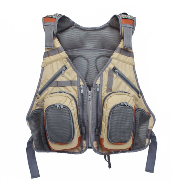 Wear-resistant Multi-pocket Fishing Breathable Vest Backpack, Size:One Size(As Show)